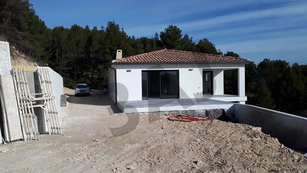 Chantier de la villa, gros œuvre terminé